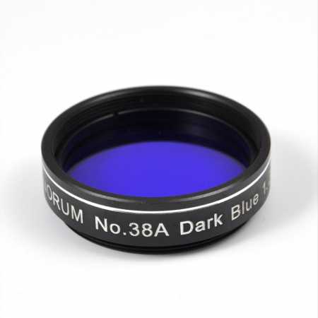 Filtr Binorum No.38A Dark Blue (Tmavě modrý) 1,25&Prime;