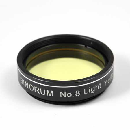 Filtr Binorum  No.8 Light Yellow (Světle žlutý) 1,25&Prime;