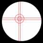 Okulár Omegon Illuminated crosshair, Plössl 9mm 50° 1,25″