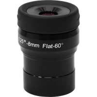 Okulár Omegon 8mm 60° 1,25″ flat field - zvětšení 231x
