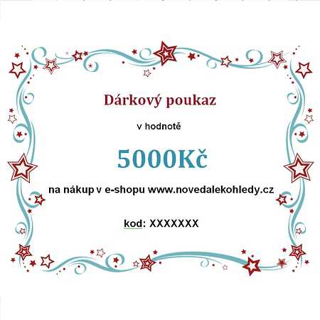 Elektronický dárkový poukaz v hodnotě 5000Kč