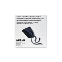 Zvetsovaci sklo lupa Carson Metal LinenTest 5x...