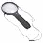 Zvětšovací sklo Carson SplitHandle™ 2x HandHeld/Hands-Free Acrylic Lens Magnifier/3.5x Spots Lens/Neck Strap