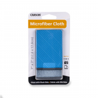 Carson Double Sided 7. 0 inch x 7. 0 inch Microfiber Cloth for Cleaning and Polishing Eyeglasses, Smartphones, Tablets, Screens, Scopes and More