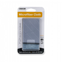 Carson Double Sided 7. 0 inch x 7. 0 inch Microfiber Cloth for Cleaning and Polishing Eyeglasses, Smartphones, Tablets, Screens, Scopes and More