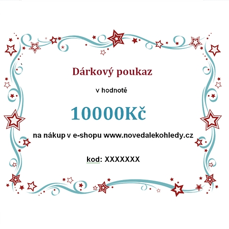 Elektronický dárkový poukaz v hodnotě 10000Kč