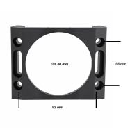 Okulárový výtah TS Optics 2″ UNC Gen. 2 Newtonian Focuser with additional thread - loads up to 5 kg