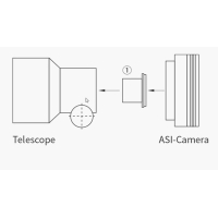 ZWO ASI585MC Color USB3.0 Astro Camera - Sensor D=12.84 mm, 2.9 µm Pixel Size