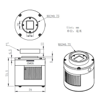 ZWO MONO Astro Camera ASI 533MM-PRO cooled, Sensor D= 16 mm, 3.76 µm Pixel Size