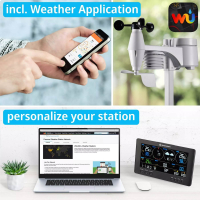 Meteostanice Bresser ClearView WiFi s cidlem 7-v-1