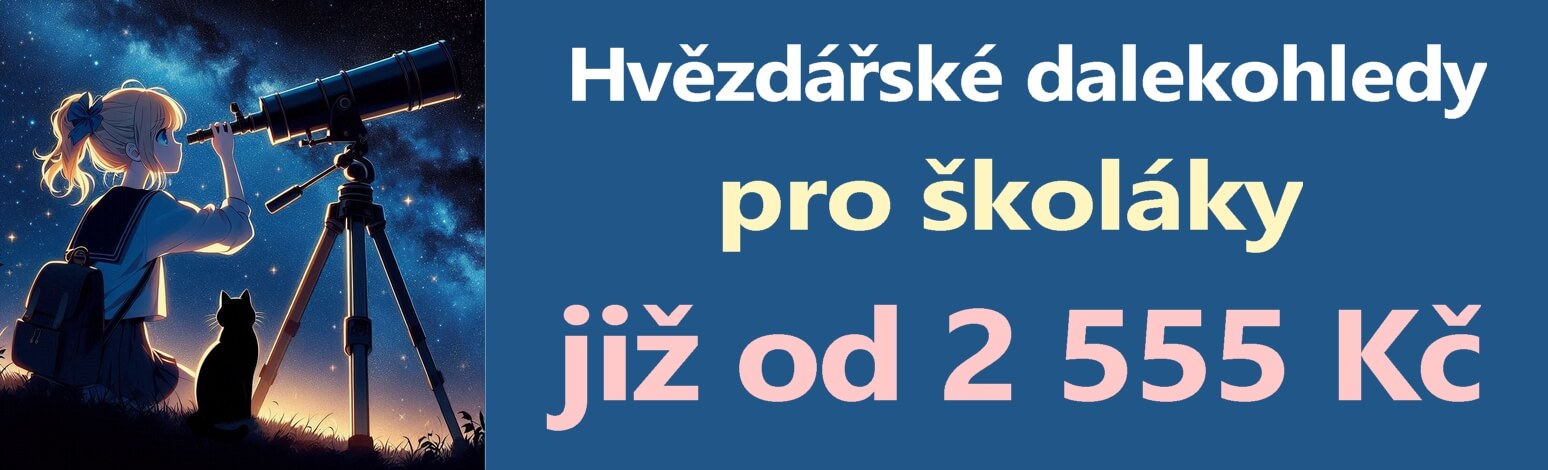Hvězdářské dalekohledy pro školáky